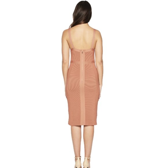 NWT Bardot Katy Knit Dress in Chestnut - Picture 6 of 7